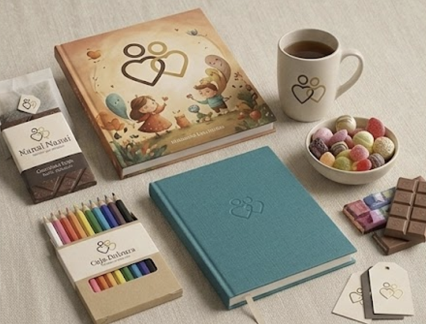 Caja Dulzura — Chocolates, Dulces artesanales, Libro ilustrado…